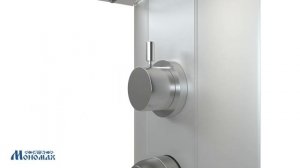 Инструкция по установке душевых кабин: МОНОМАХ (с прямоугольным поддоном)