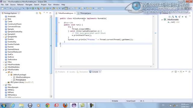 17 - TAP - Manejo de Threads Mediante Runnable смотреть онлайн