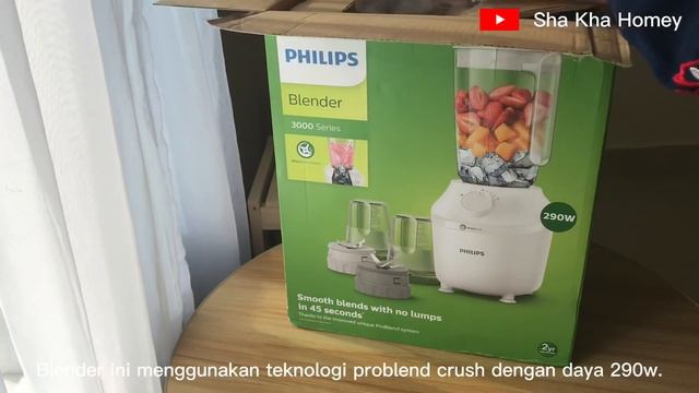 ASMR VIDEO UNBOXING BLENDER PHILIPS ESTETIK WARNA PUTIH | SHOPPING HAUL ELEKTRONIK DAPUR AESTHETIC смотреть онлайн