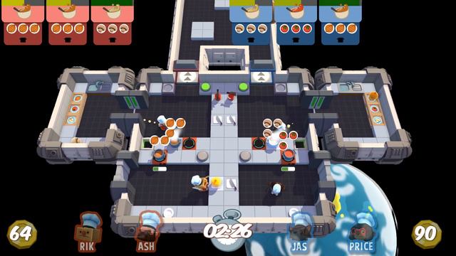 Overcooked - #15 - Angry Rash (Versus Overcooked Gameplay)