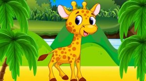 У ЖИРАФА ПЯТНА, ПЯТНЫШКИ ВЕЗДЕ - МУЛЬТИК ДЕТЯМ