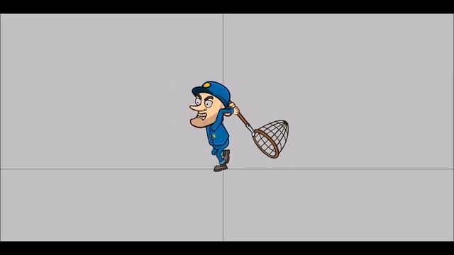 Animated dog catcher 2D game asset смотреть онлайн