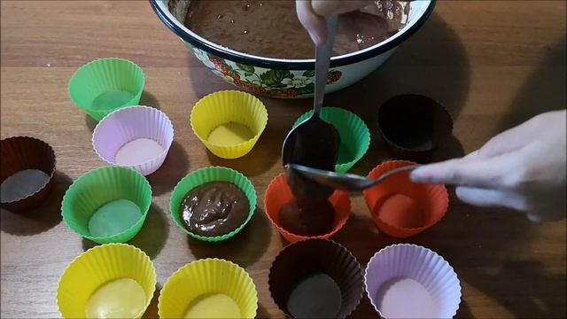 Шоколадные кексы на молоке и растительном масле ВКУСНО и БЫСТРО!!! смотреть онлайн