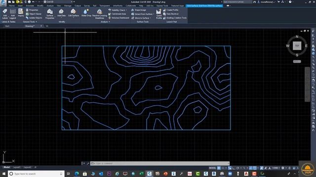 How to import Surface to Autodesk Civil 3D and Global Mapper from Google earth with Contour/Detail. смотреть онлайн