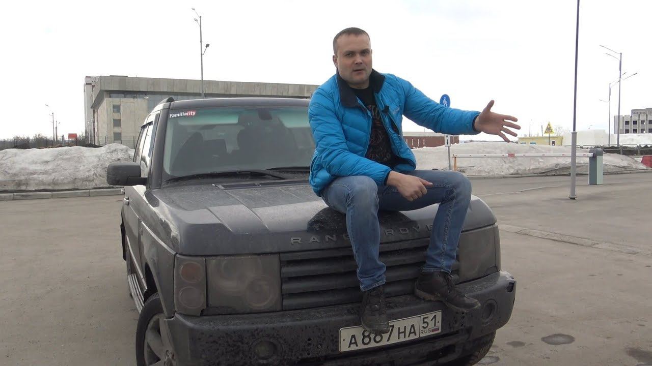 RANGE ROVER VOGUE. Тренируемся на кошках. Бездорожье. смотреть онлайн