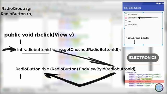27. HOW TO USE RADIO BUTTONS & GROUP IN ANDROID STUDIO | ANDROID APP DEVELOPMENT смотреть онлайн