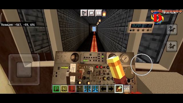 Обзор Самарского метро в майнкрафт. SUBWAY IN MINECRAFT. Minecraft Builds: Metro Station смотреть онлайн