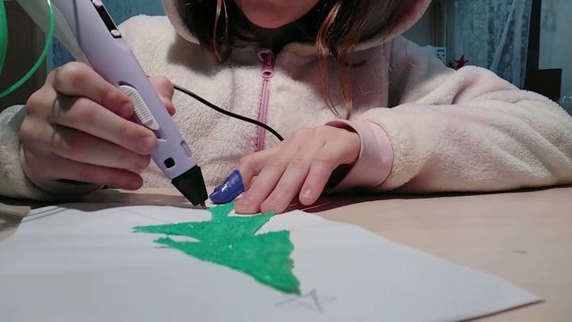 Делаем расчёску ёлочку из 3д ручки