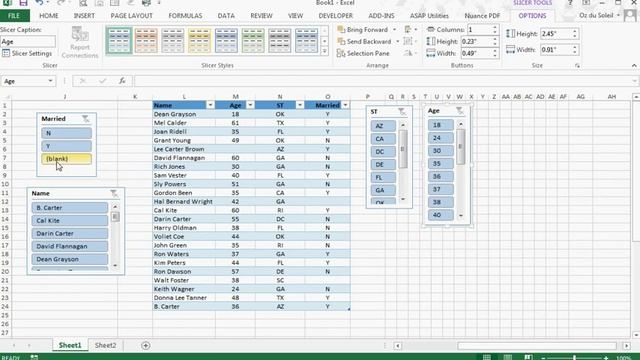 Excel 2013: Slicers & Tables смотреть онлайн