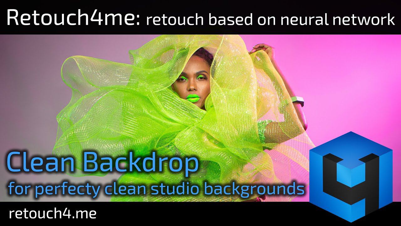 Retouch4me Clean Backdrop:  Retouch Based On Neural Network For Perfectly Clean Studio Backgrounds