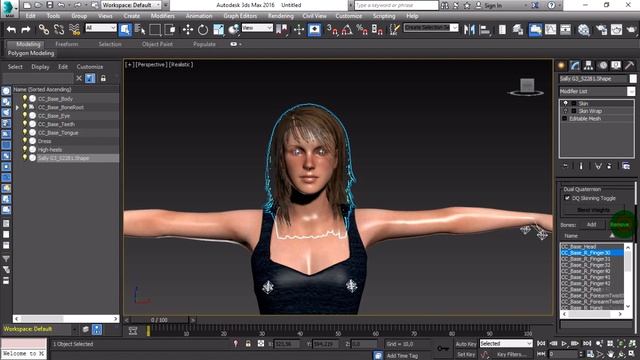 Конвертация прически из Daz studio в iClone 6 и Character creator смотреть онлайн