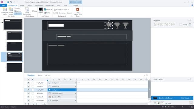 Using Visual Progress Badges to Gamify Storyline 360 Quiz Slides смотреть онлайн
