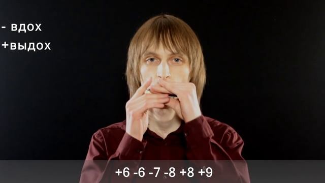 Губная гармошка.Мажорная и минорная пентатоника во второй позиции. Видеоуроки по губной гармонике. смотреть онлайн