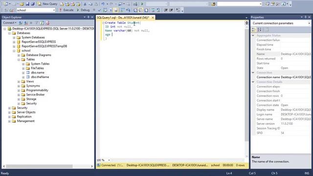 33 SQL Server - SQL NOT NULL Constraint смотреть онлайн