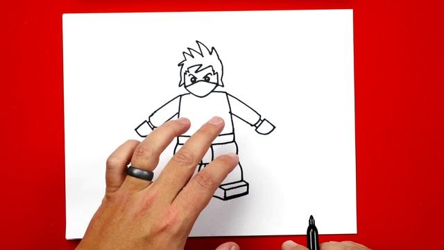 How To Draw Kai From Ninjago смотреть онлайн