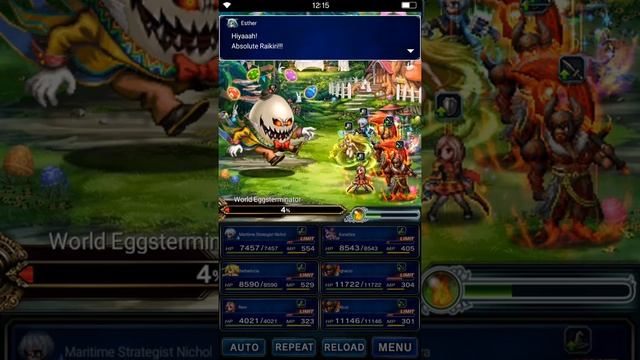 [FFBE] Armeggeddon (world eggsterminator) - OTK all missions, no stmr, no Easter units (build 01:40 смотреть онлайн