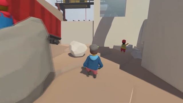 Human Fall Flat  (ХЬЮМАН ФОЛ ФЛЭТ)   / ПРИКОЛЫ / #1 обзор, прохождение игры Human Fall Flat по сети