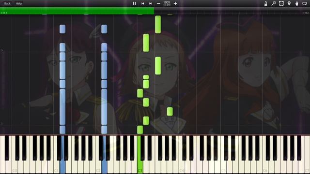 [Synthesia] A-Rise - Shocking Party (Piano) [Love Live! School Idol Project] смотреть онлайн