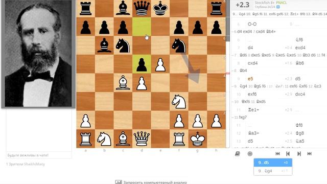 Как избивали шахматных чемпионов. Макдоннел против Эванса смотреть онлайн