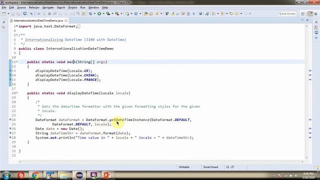 Internationalizing DateTime(I18N with DateTime) | Internationalization in Java смотреть онлайн
