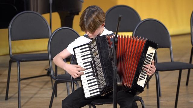 А. Чернышов. "Давняя история" из "Альбома музыкальных картинок для юных баянистов"