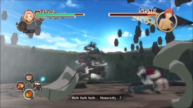 Naruto: Ultimate Ninja Storm 2 - (Boss Fight) Sakura Dances (PS3 HD 720p) смотреть онлайн