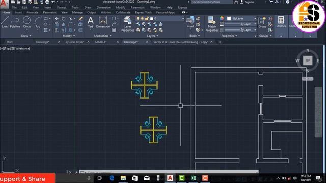 How to make Block || Write block ||insert block || AutoCAD 2020 lesson 14 || смотреть онлайн