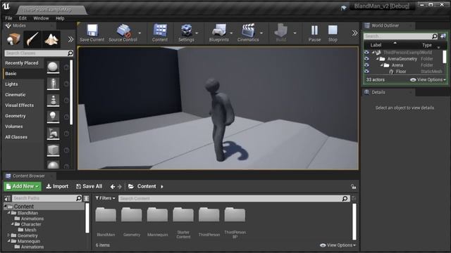Bland Man Engine Import - Blender to UE4 смотреть онлайн