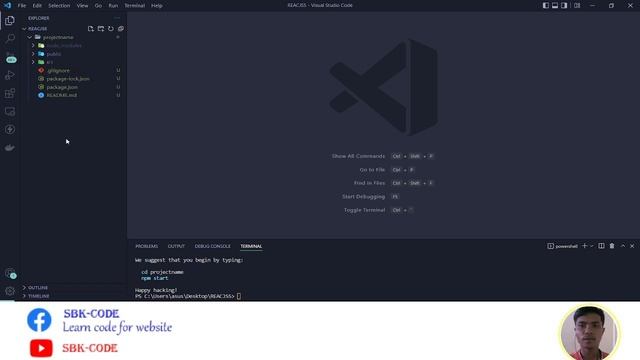 How to Install React in Visual Studio Code | Run React JS in VS Code Speak khmer смотреть онлайн