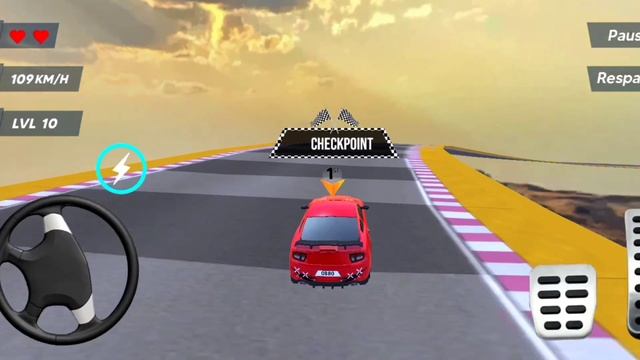 Car Stunt 3D Gameplay | Impossible Racing Mode- Level-10 | Its Amazing gameplay смотреть онлайн