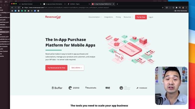 Add In App Purchases in 4 Easy Steps with RevenueCat (SwiftUI / iOS) смотреть онлайн