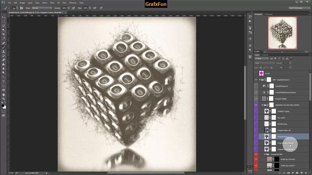 Photoshop Actions Graphite Pencil 3 Video Demonstration смотреть онлайн