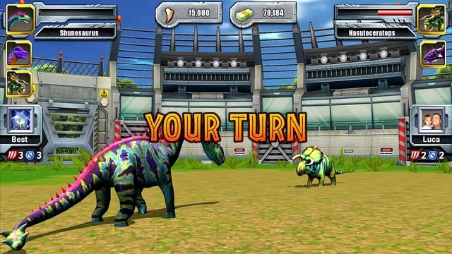Jurassic Park Builder JURASSIC Tournament Android Gameplay Max Level Triceratops смотреть онлайн