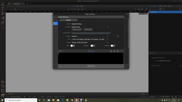 Setting up docker remote in Wappler смотреть онлайн