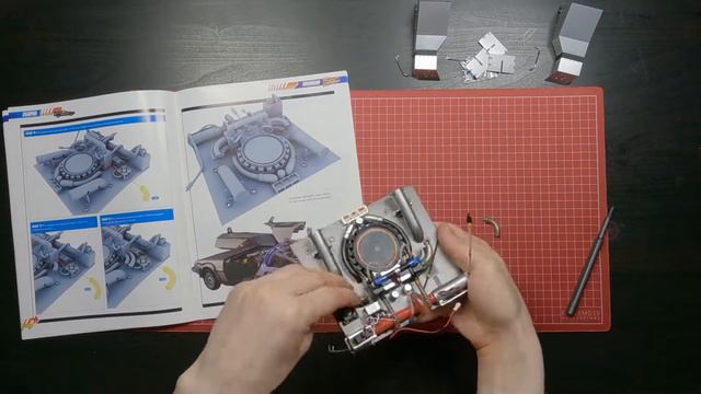 DeLorean: быстро-сборка выпусков 117-123 машины времени из трилогии «Назад в будущее» в масштабе 1/ смотреть онлайн