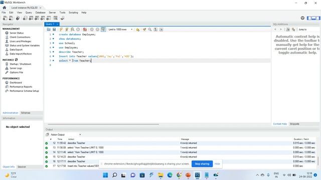 Insert command in MySQL Workbench #database #mysql #sql #mysqlworkbench смотреть онлайн