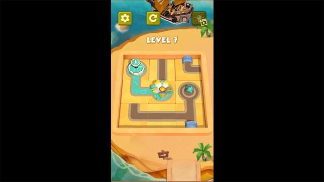 Water Connect Puzzle Game (Gameplay Android) смотреть онлайн