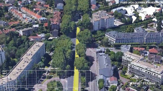 Marathon Course At The Games Of The XXXIII Olympiad Paris 2024 Marathon