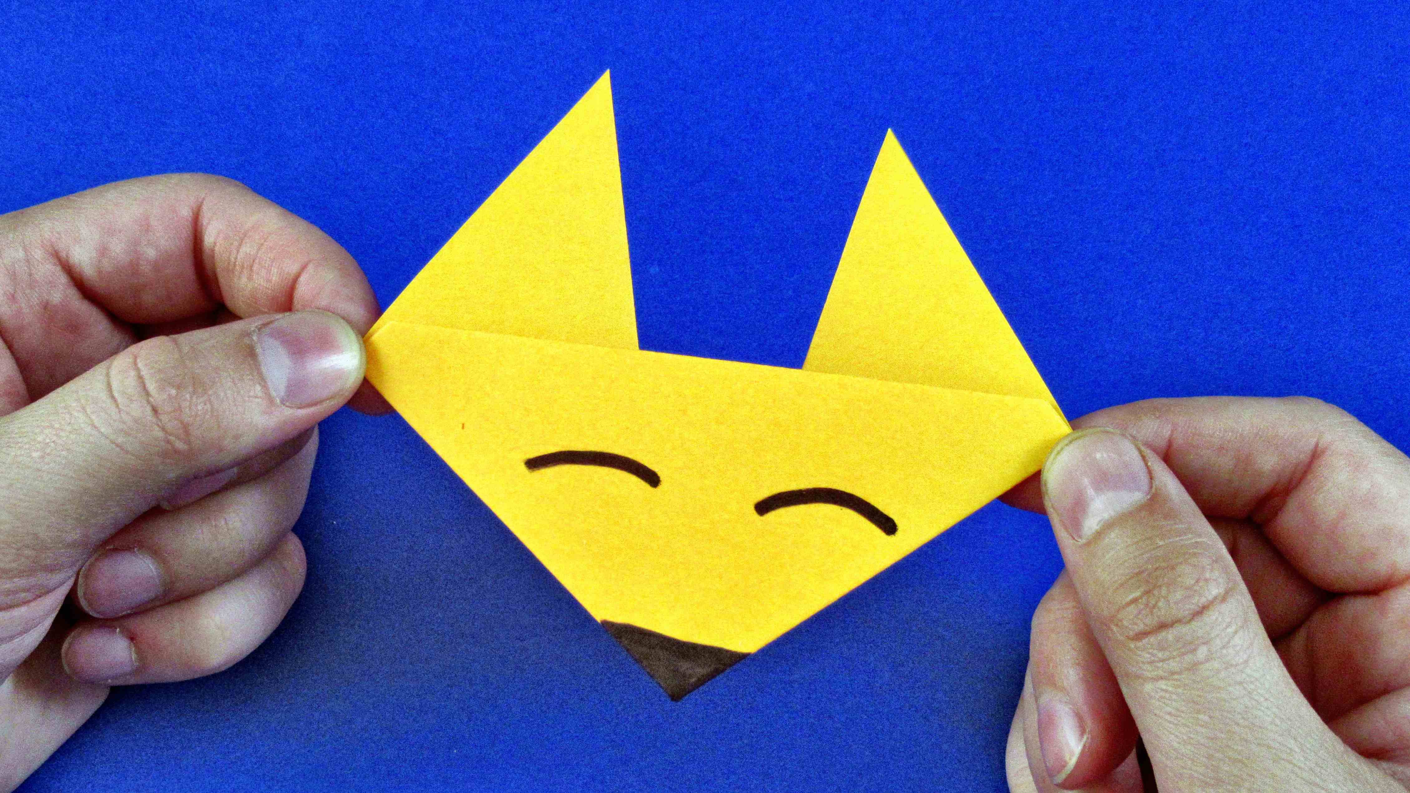 Оригами лиса пошаговая инструкция. Простые оригами смотреть онлайн