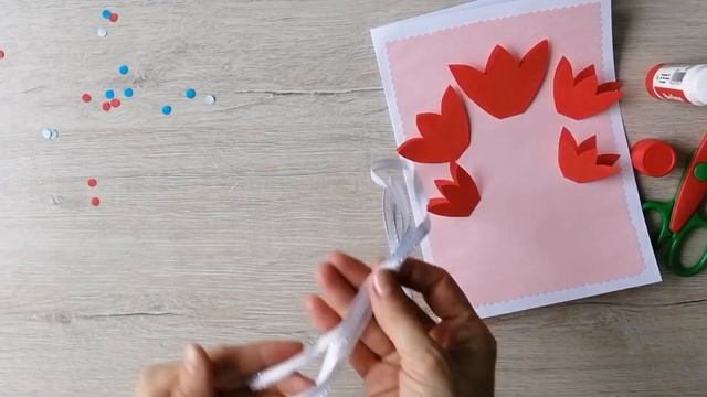 ОТКРЫТКА НА 8МАРТА ???/ ПОДЕЛКИ НА 8МАРТА СВОИМИ РУКАМИ / АППЛИКАЦИЯ ЦВЕТЫ МАМЕ / DIY CRAFTS IDEAS смотреть онлайн