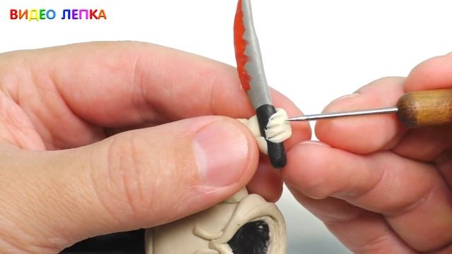 ЛЕПИМ ДЖЕФФА УБИЙЦУ ИЗ ПЛАСТИЛИНА | Jeff the Killer from clay смотреть онлайн