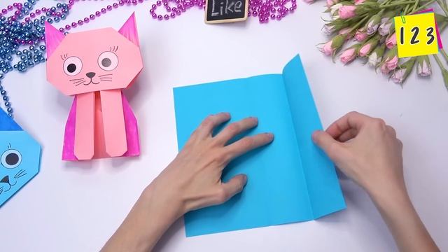 Origami CAT Paper crafts смотреть онлайн