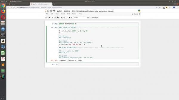 Python Datetime - Formatting Dates