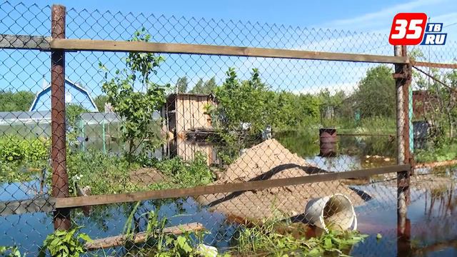 Дачная Венеция образовалась после воскресного ливня в Череповецком районе смотреть онлайн