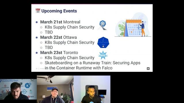 [Virtual] March 2023 Canadian CNCF Meetup: CloudnativeSecurityCon Recap, K8s Cert Exams Prep смотреть онлайн
