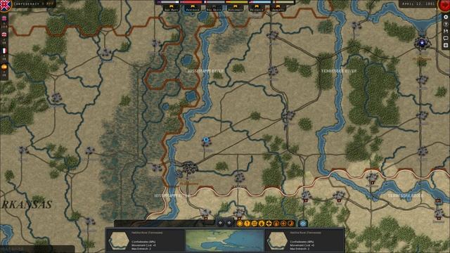 Strategic Command American Civil War Turn 1 [CSA] April 12, 1861 OCB vs GWTC смотреть онлайн
