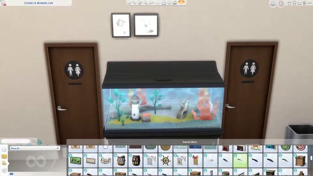 *NO CC* Cookies and Whiskers Cat Cafe | San Myshuno Renovation смотреть онлайн