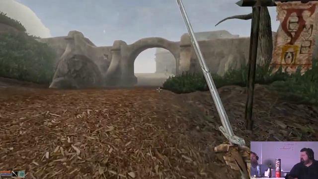 Giant Bomb - Ryan and Dave get frightened by thunder in Morrowind. смотреть онлайн