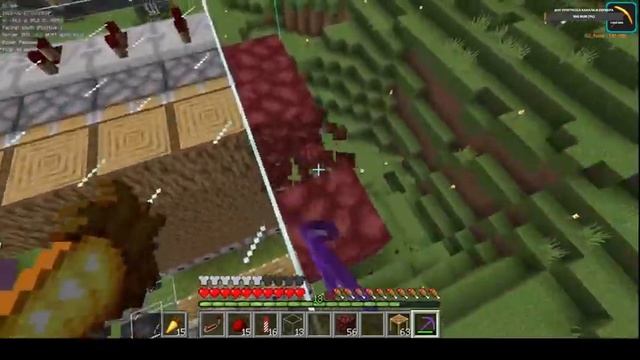 Minecraft выживание. Сервер Orion. Ферма дерева Азалия. смотреть онлайн