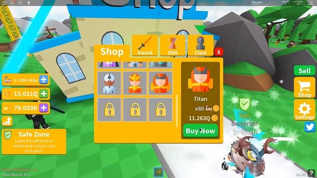 КОДЫ НОВЫЙ КЛАСС ТИТАН В СИМУЛЯТОР ЛАЗЕРНОГО КАЧКА РОБЛОКС!CODES Saber Simulator roblox смотреть онлайн